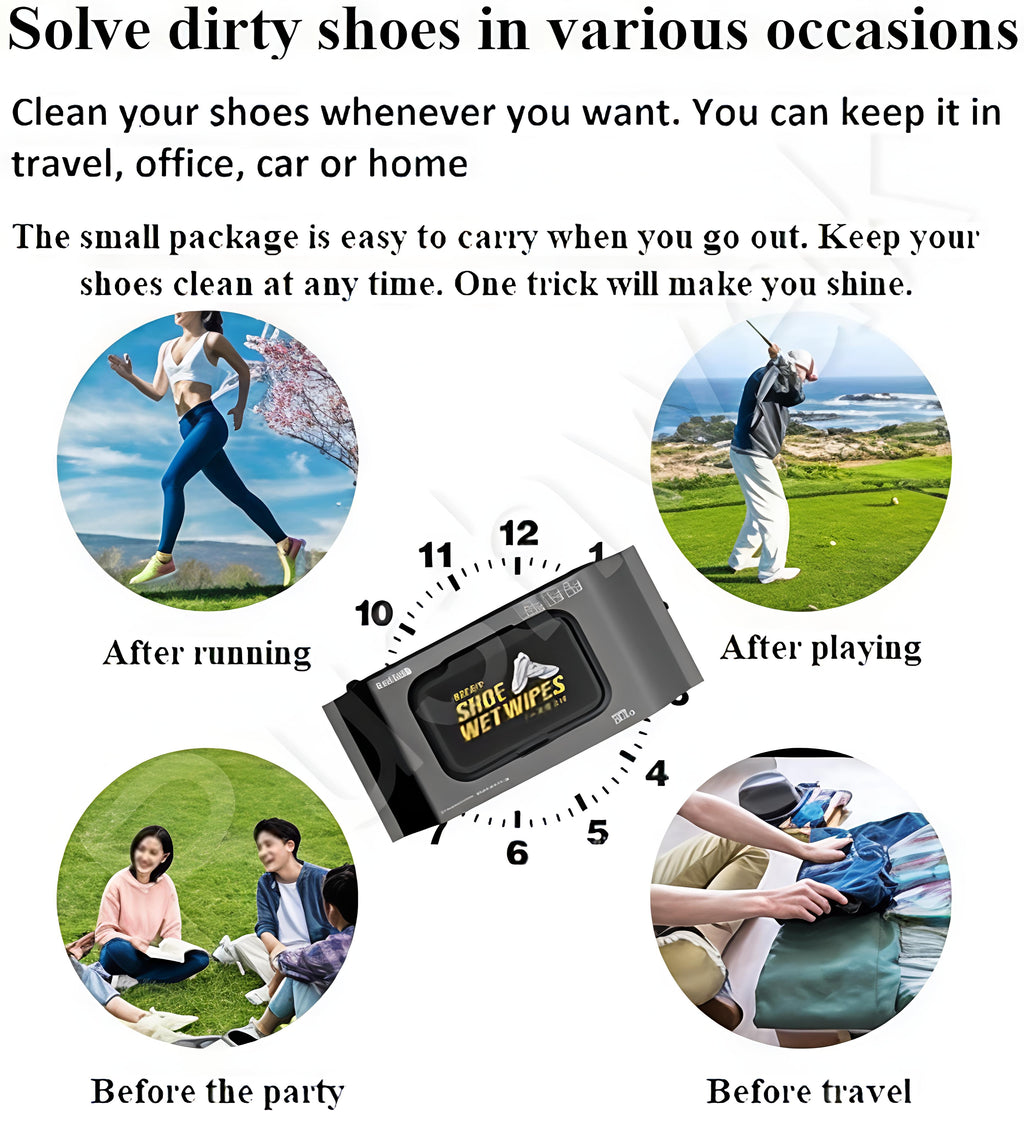 Shoe Cleaning Wet Wipes