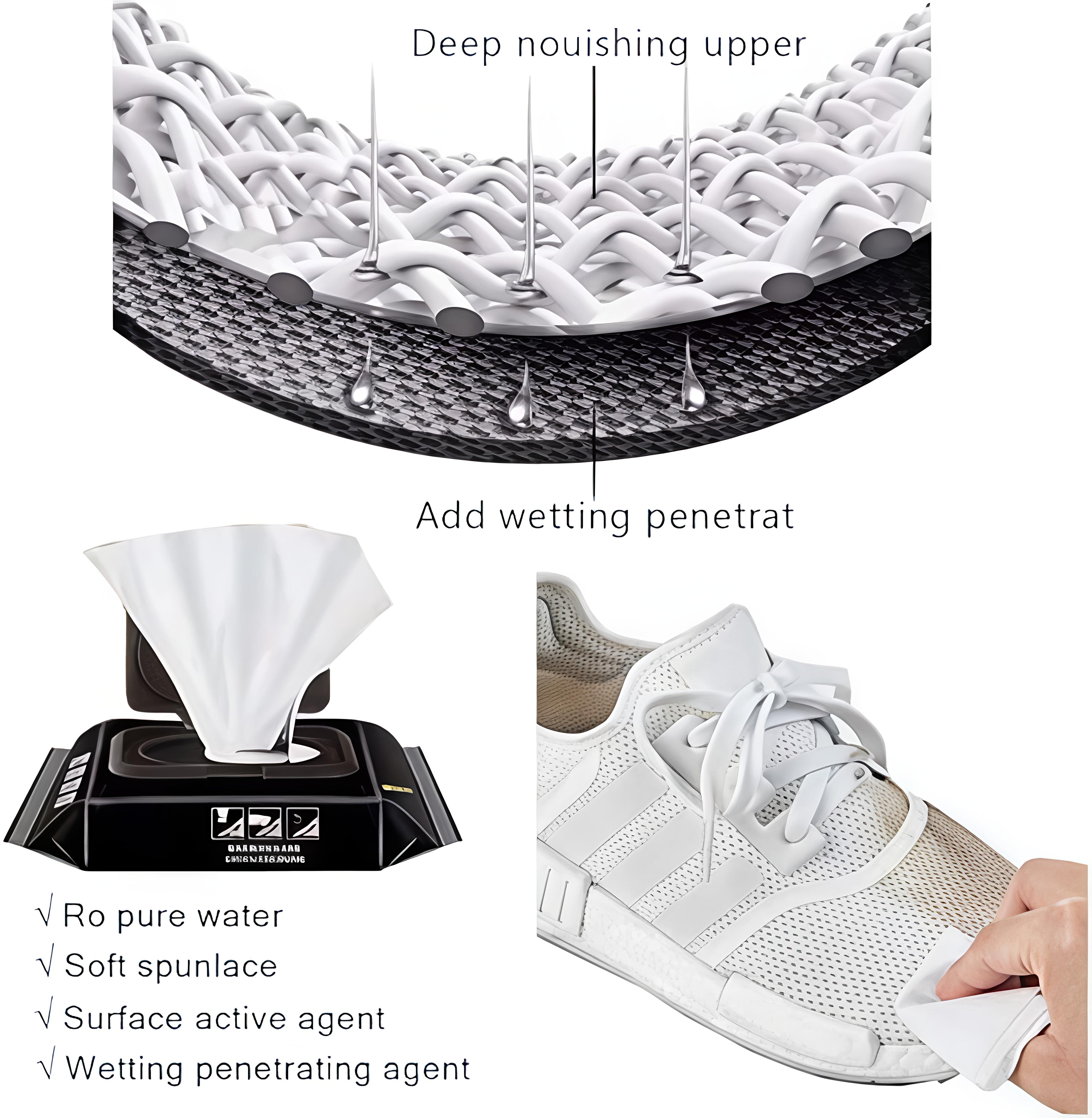Shoe Cleaning Wet Wipes